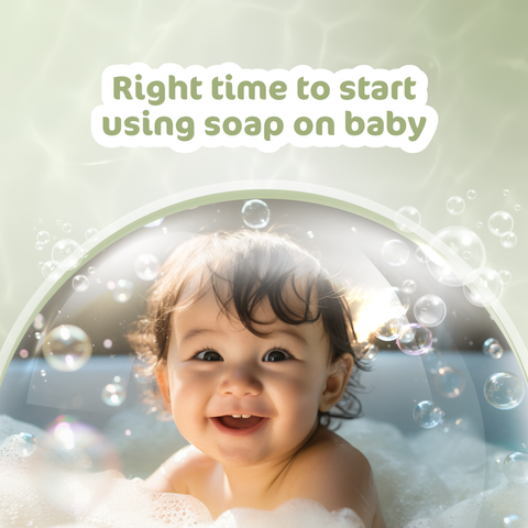 The Right Time To Start Using Soap On Baby - Feel Rooh