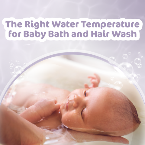 The Right Water Temperature for Baby Bath and Hair Wash