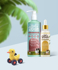 BLOOM Hair and Bodywash + Coconut Oil Care Combo - Feel Rooh