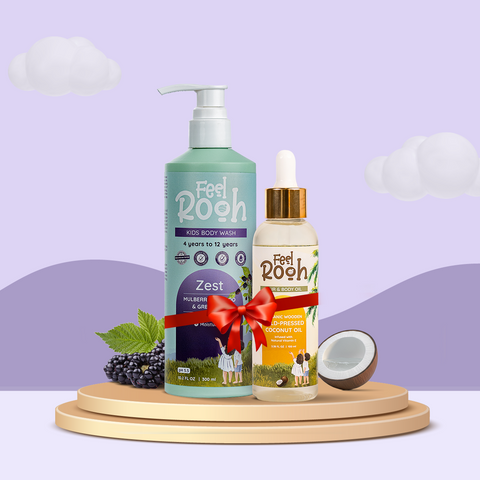 Zest Body Wash + Organic Coconut Oil Combo