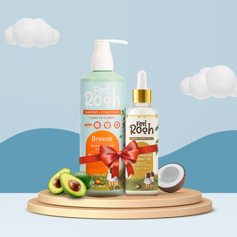 Breeze Shampoo + Organic Coconut Oil Combo