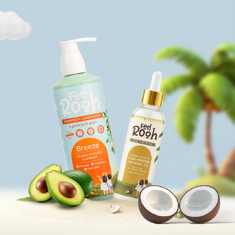 Breeze Shampoo + Organic Coconut Oil Combo