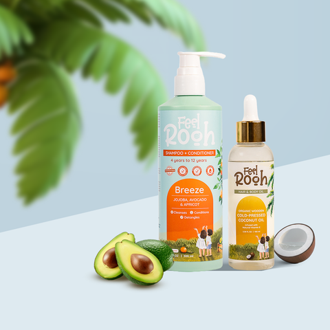 Breeze Shampoo + Organic Coconut Oil Combo