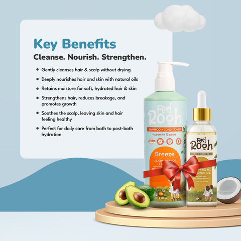 Breeze Shampoo + Organic Coconut Oil Combo